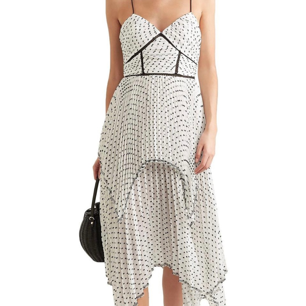 Self Portrait Tiered Midi Dress